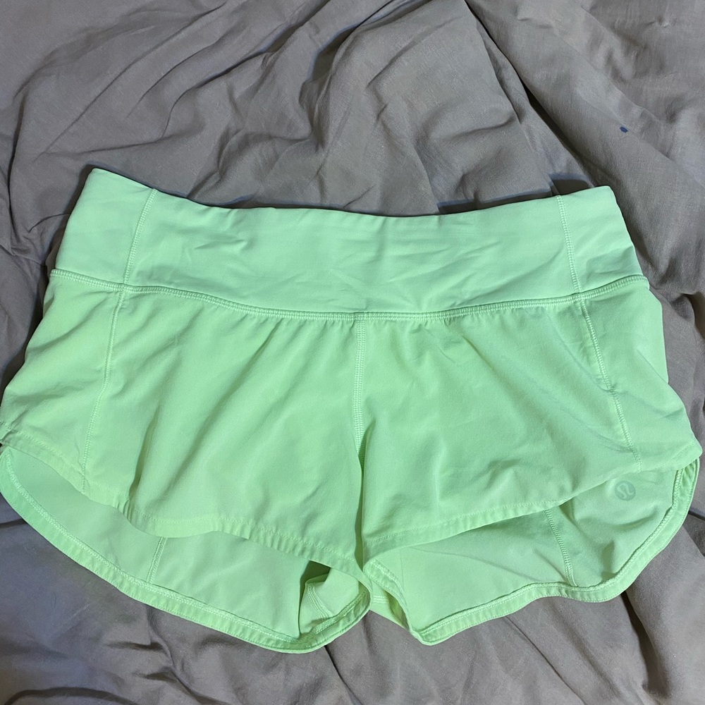SOLD Lululemon neon yellow shorts